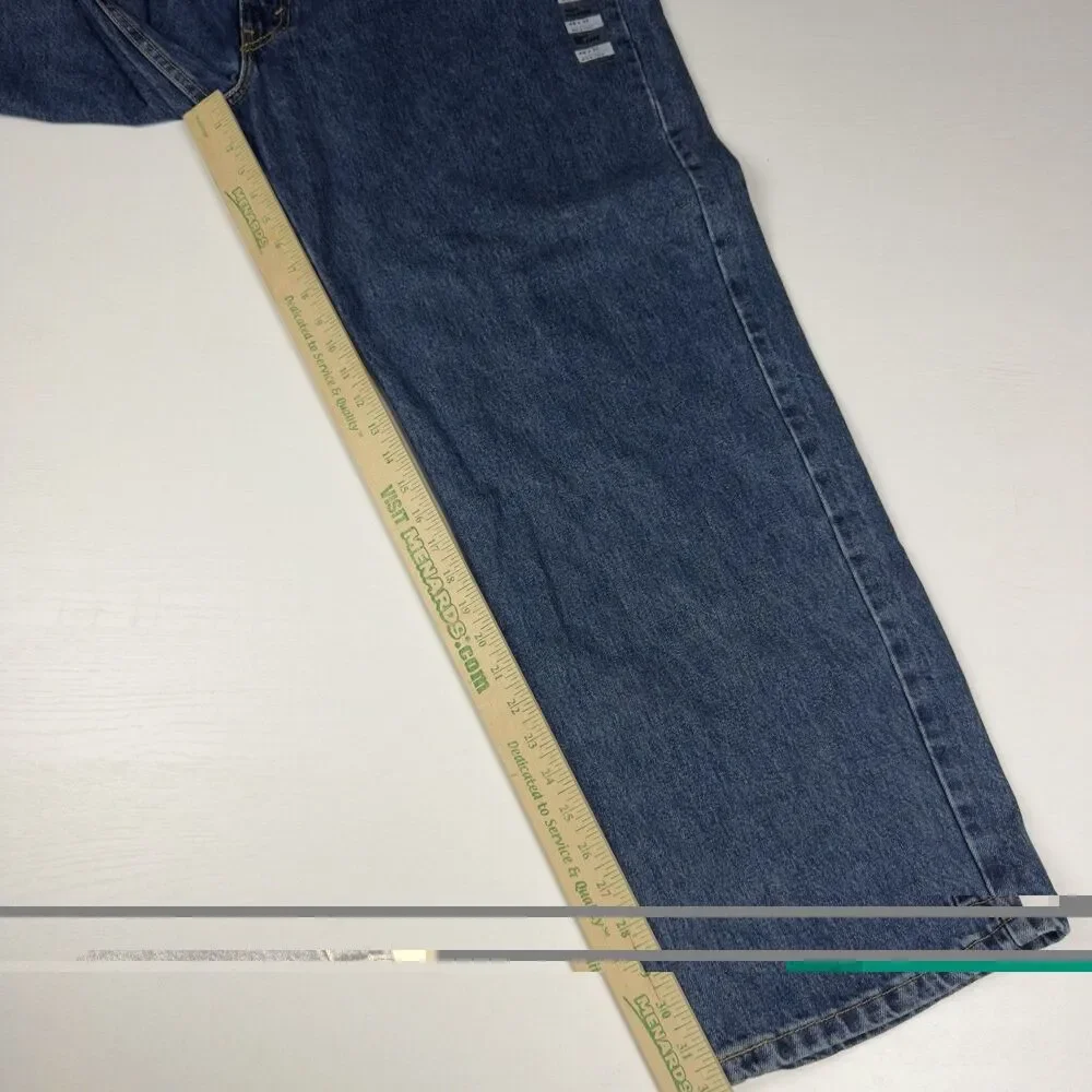 Levis 550 Jeans Men's 46x32 Big & Tall Tapered Leg Medium Wash Blue Denim NWT